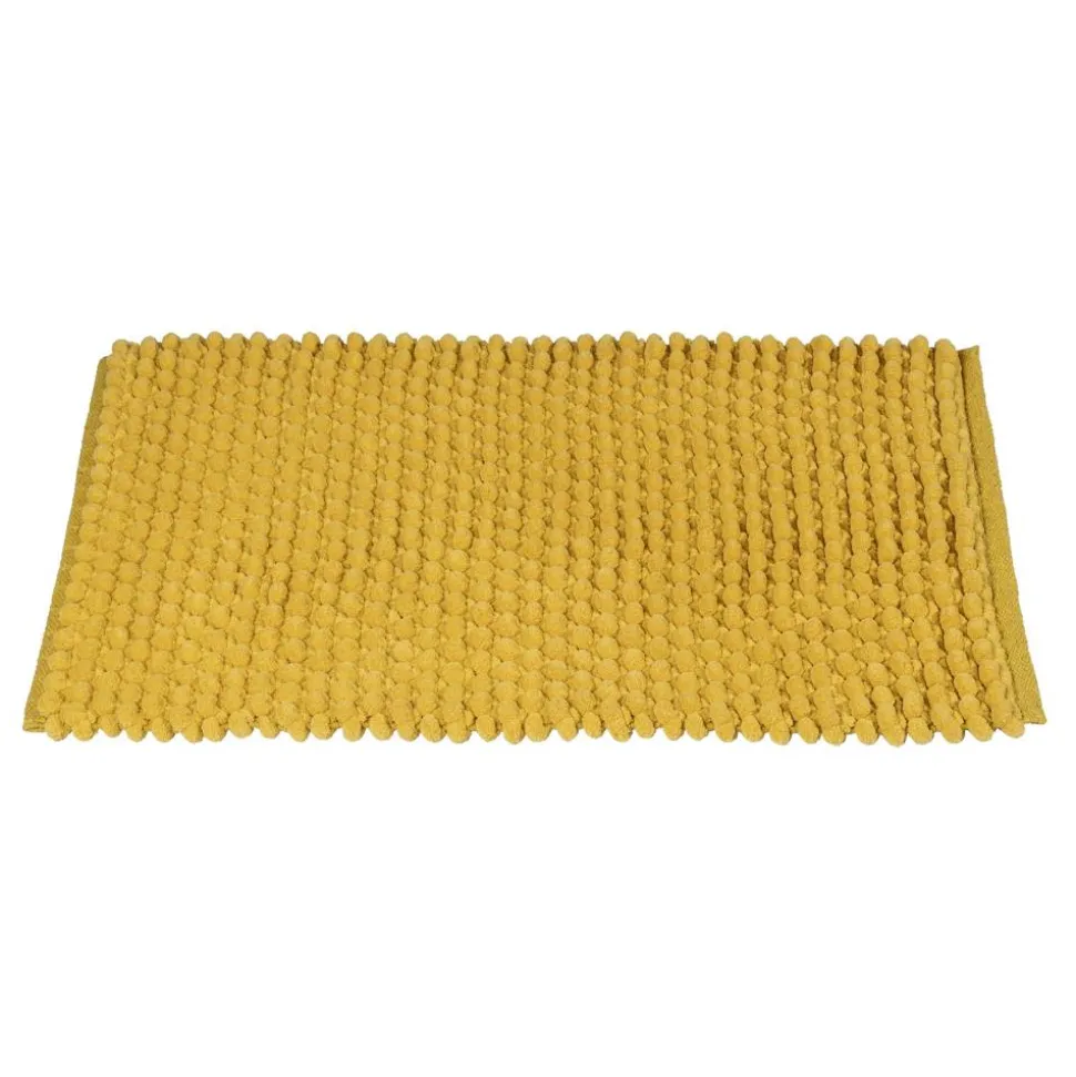 Badteppich 'Solivo' senfgelb 50 x 80 cm