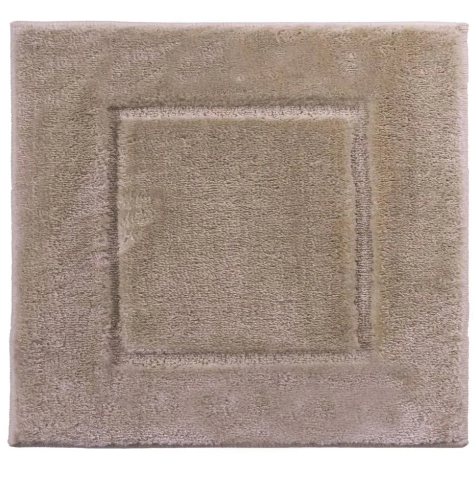 Badteppich 'Stadion' Microfaser beige 50 x 50 cm