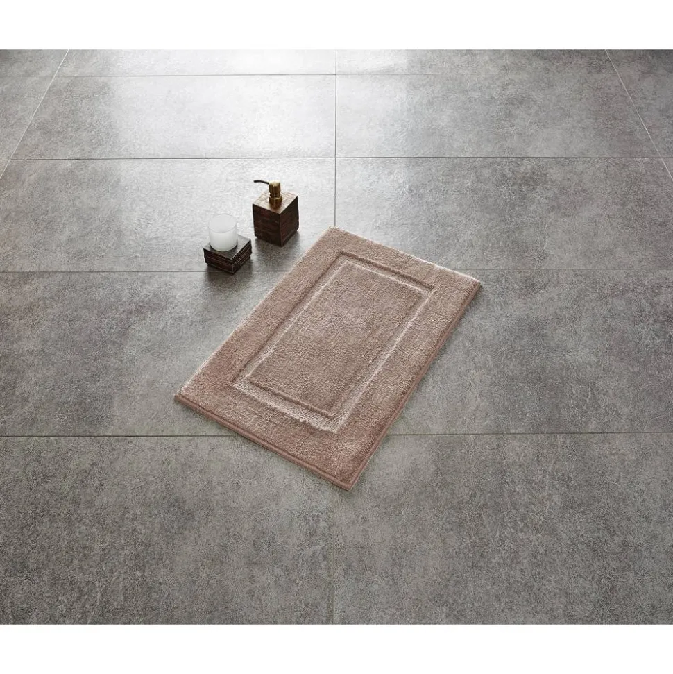 Badteppich 'Stadion' Microfaser beige 50 x 50 cm