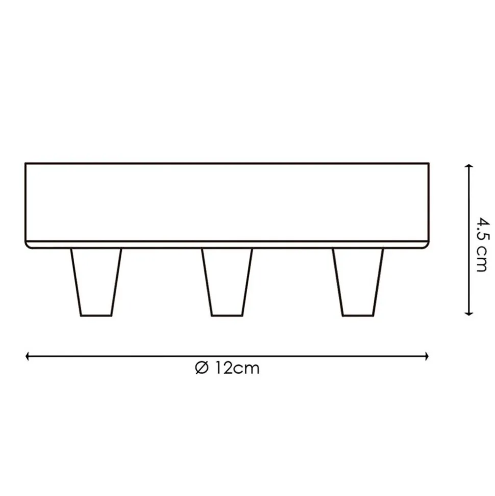 Baldachin 'Home Sweet Home' Metall 3 Lichter rostfarben