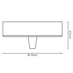 Baldachin 'Home Sweet Home' Metall 1 Licht schwarz