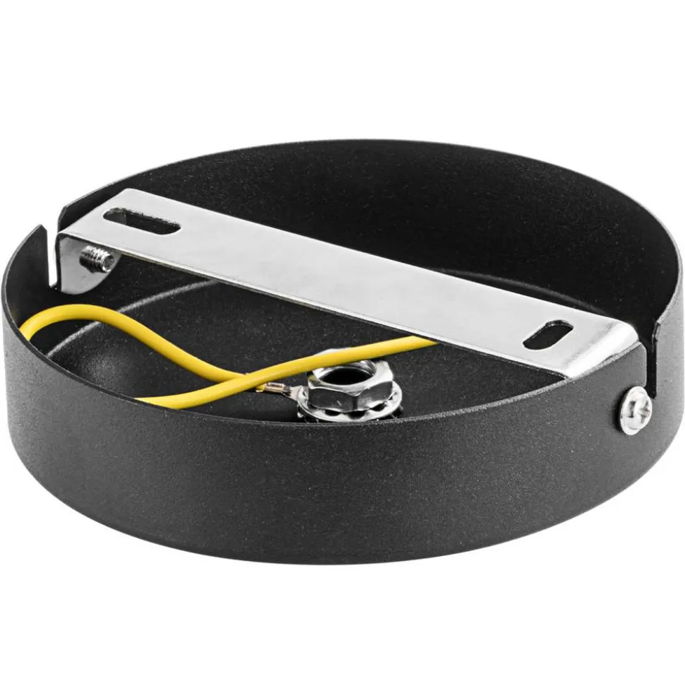 Baldachin 'Home Sweet Home' Metall 1 Licht schwarz