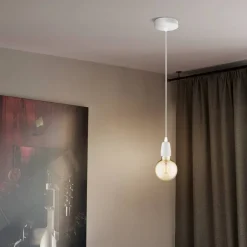 Baldachin 'Home Sweet Home' Metall 1 Licht weiß
