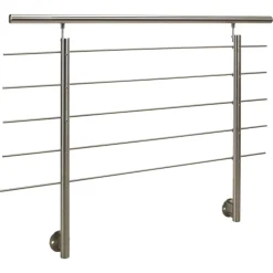 Balkongeländer Basis-Set EB5 Edelstahl 150 cm