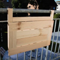 Balkon-Hängetisch 'Anna' klappbar Kiefernholz 70 x 50 x 52 cm