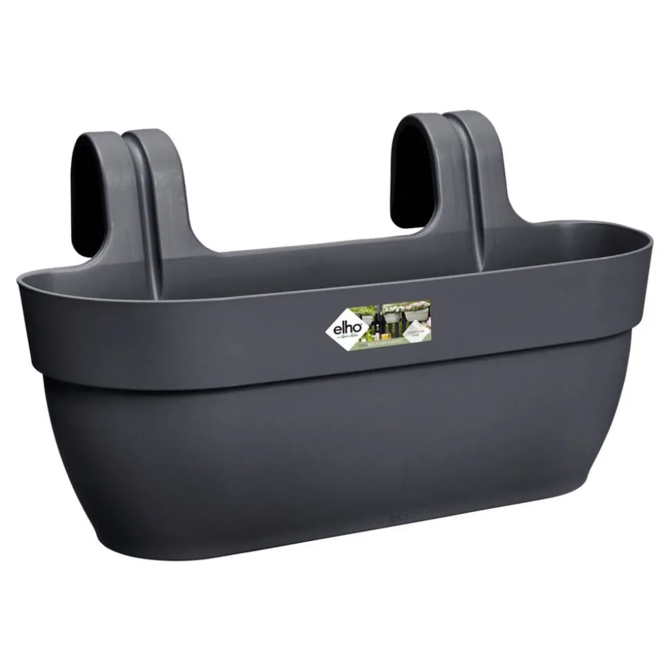 Balkonkasten 'Vibia Campana Easy Hanger L' 46 x 24 x 26,5 cm schwarz