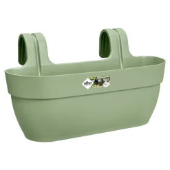 Balkonkasten 'Vibia Campana Easy Hanger L' 46 x 24 x 26,5 cm grün