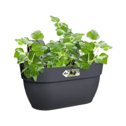 Balkonkasten 'Vibia Campana Easy Hanger M' 36 x 24 x 26,5 cm schwarz