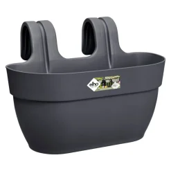 Balkonkasten 'Vibia Campana Easy Hanger M' 36 x 24 x 26,5 cm schwarz