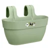 Balkonkasten 'Vibia Campana Easy Hanger M' 36 x 24 x 26,5 cm grün