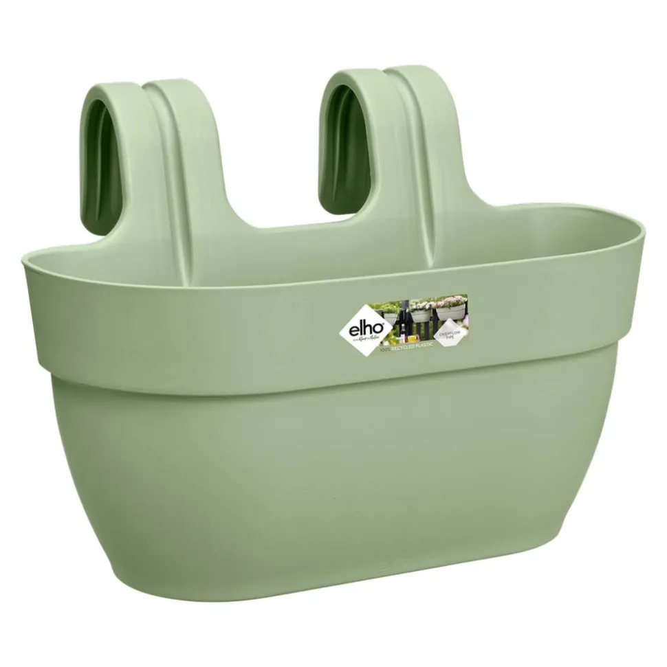 Balkonkasten 'Vibia Campana Easy Hanger M' 36 x 24 x 26,5 cm grün