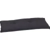 Bankauflage 'Aurich' anthrazit 100 x 45 x 6 cm