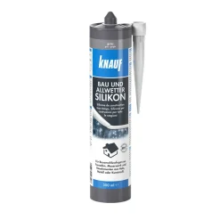 Bau- und Allwetter Silikon grau 300 ml