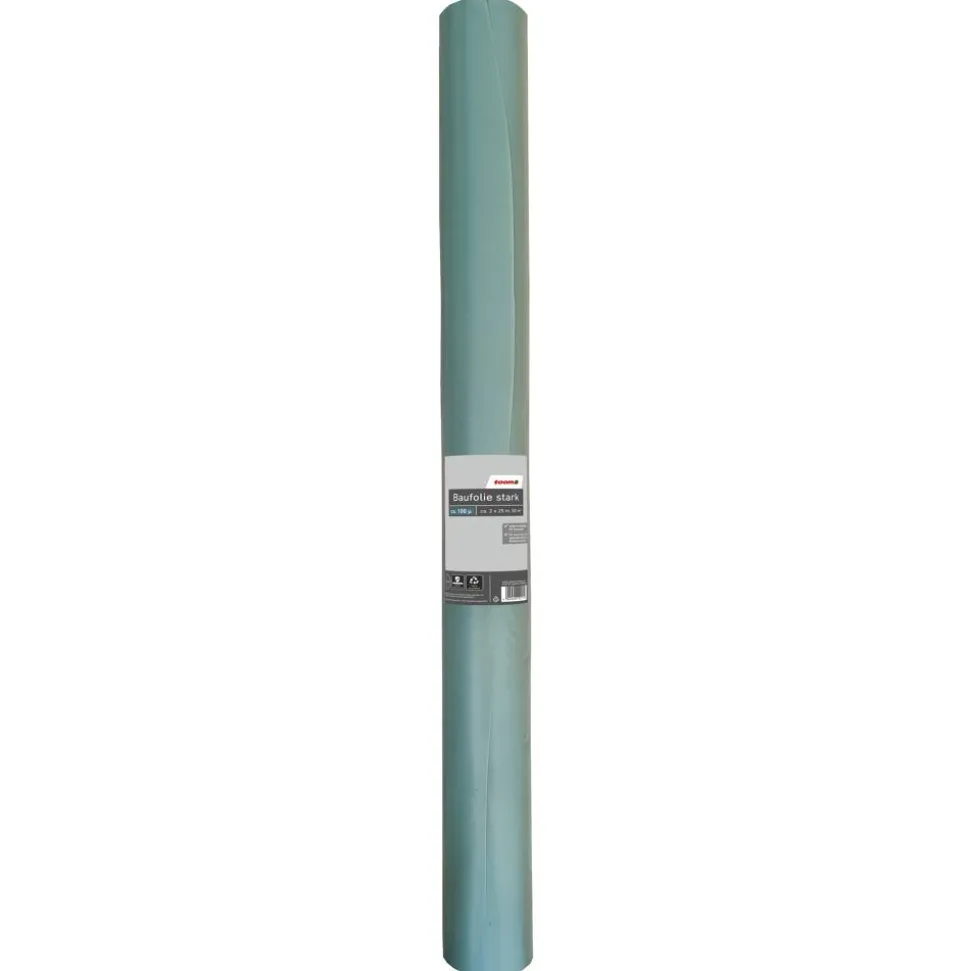 Baufolie 'Extrastark' Polyethylen 100 g/m² 2 x 25 m