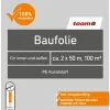 Baufolie 'Extrastark' Polyethylen 100 g/m² 2 x 50 m
