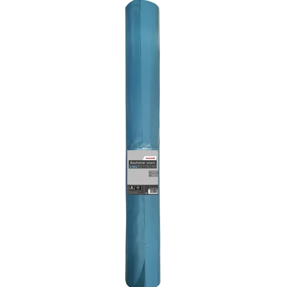 Baufolie 'Extrastark' Polyethylen 100 g/m² 2 x 50 m