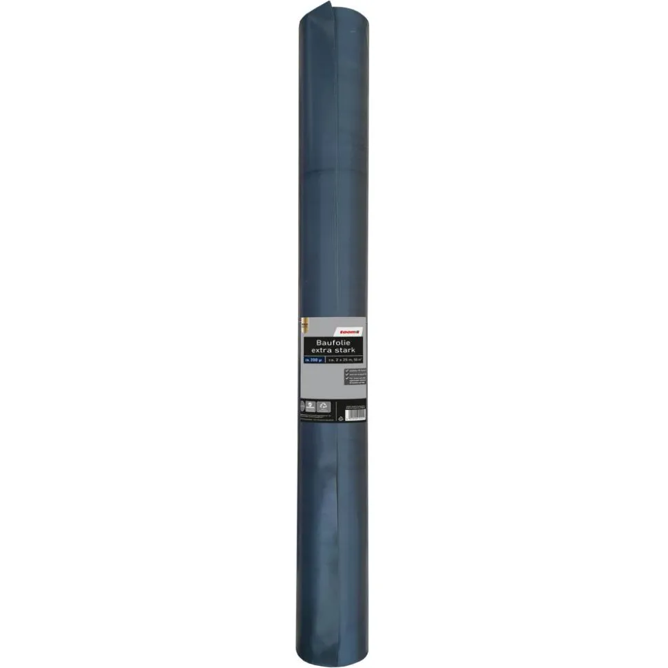 Baufolie 'Profi' Polyethylen 200 g/m² 2 x 25 m