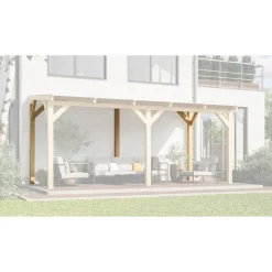 Bausatz Pfosten Freistehend für Terrassenüberdachung '672' Gr. 1 + 3