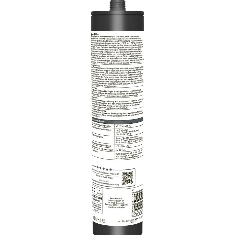 Bausilikon braun 310 ml