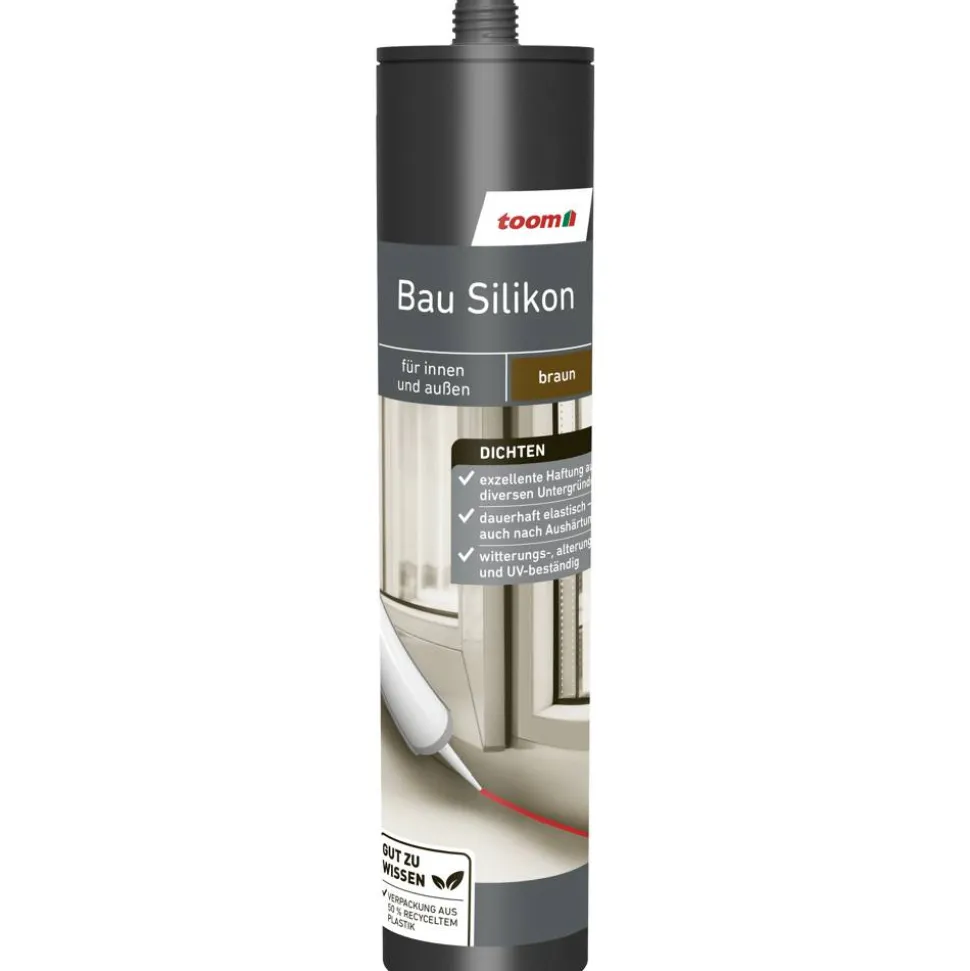 Bausilikon braun 310 ml