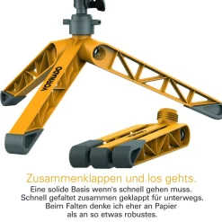 Baustellenventilator 'EXO 5' schwarz/gelb