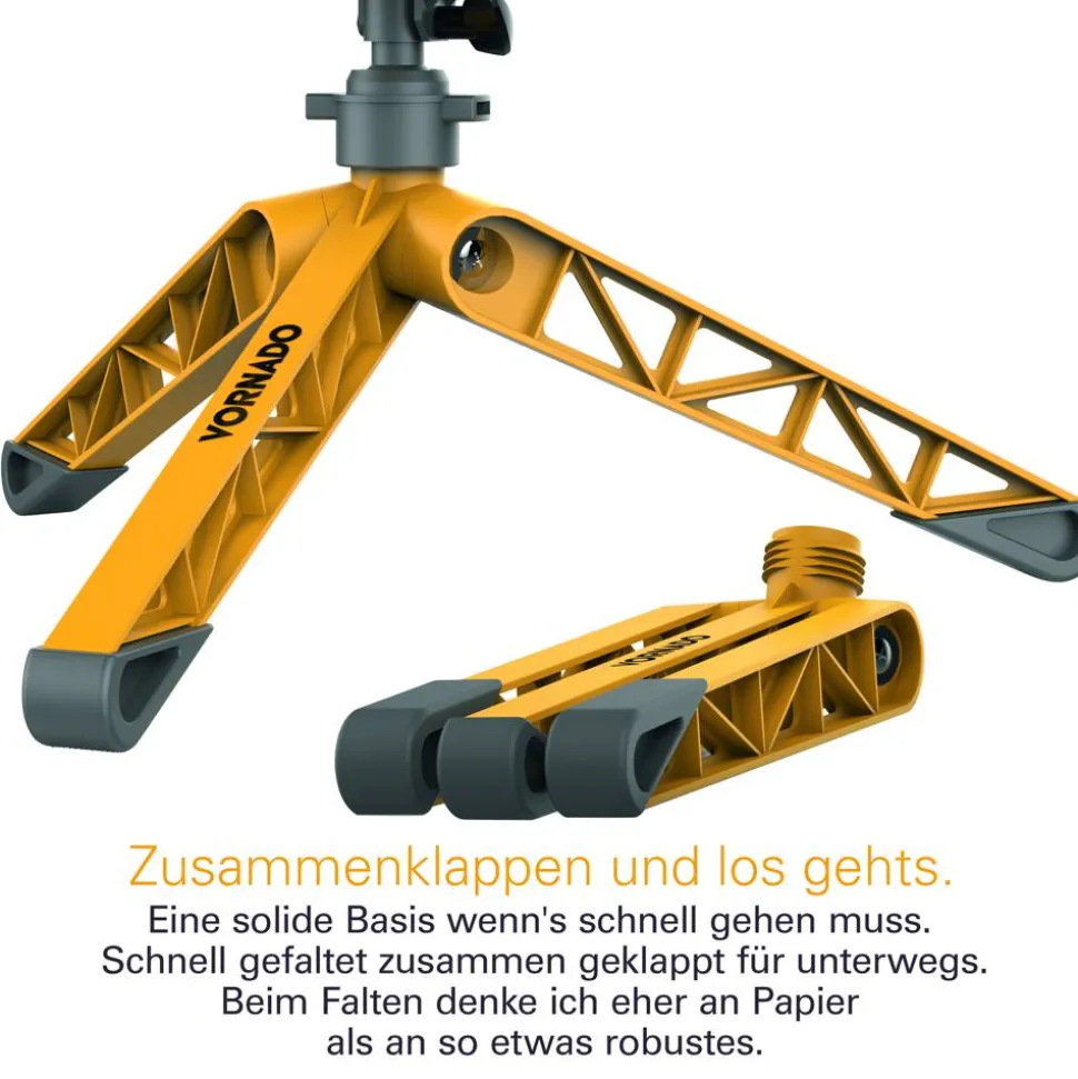 Baustellenventilator 'EXO 5' schwarz/gelb