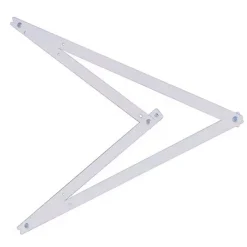 Bauwinkel klappbar Aluminium 172 x 122 cm