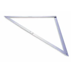 Bauwinkel klappbar Aluminium 172 x 122 cm