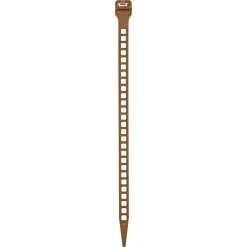 Befestigungsschlaufen Kunststoff braun 17 x 0,7 cm 25 Stück