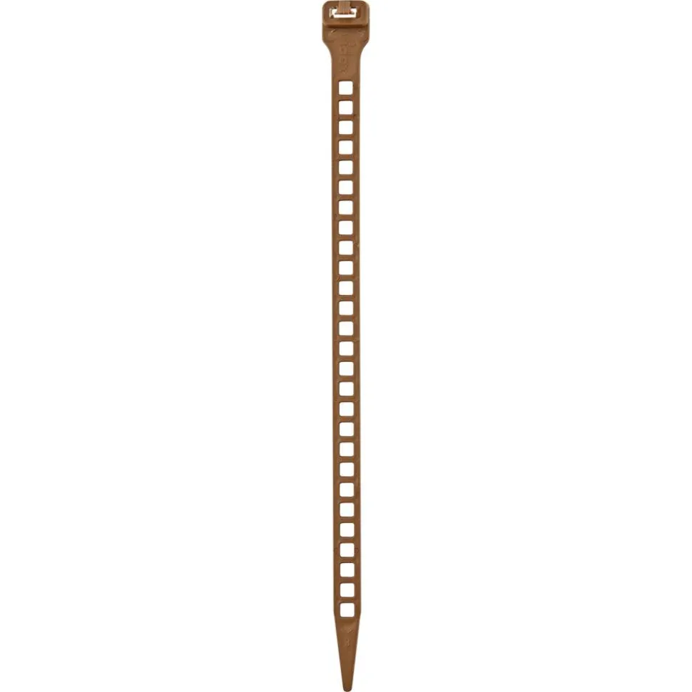 Befestigungsschlaufen Kunststoff braun 17 x 0,7 cm 25 Stück