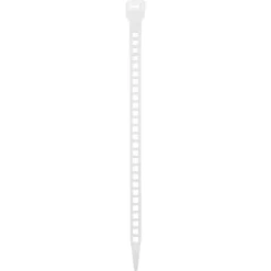 Befestigungsschlaufen Kunststoff weiß 17 x 0,7 cm 25 Stück