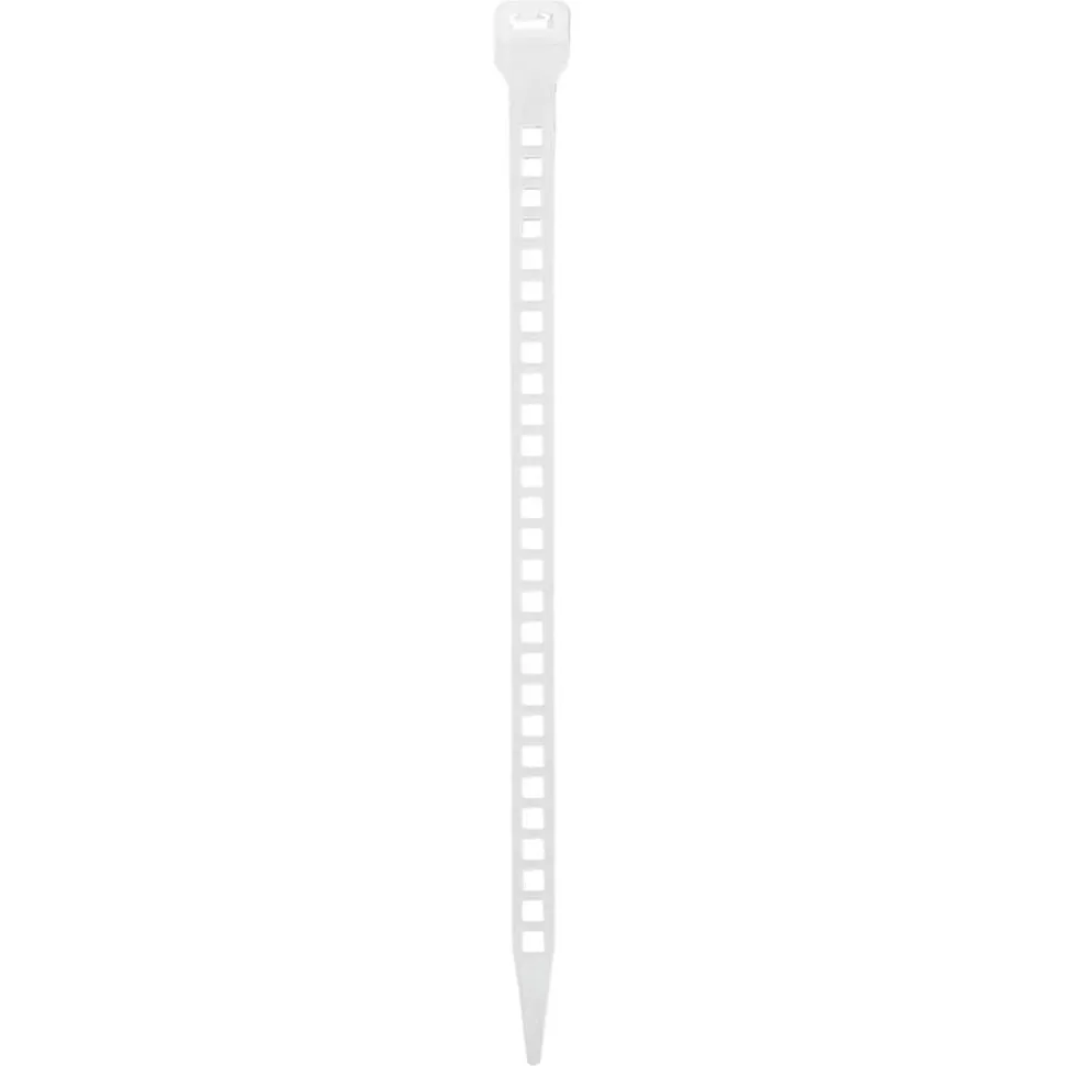Befestigungsschlaufen Kunststoff weiß 17 x 0,7 cm 25 Stück