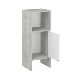 Beistellschrank 'Lahti' weiß 33 x 82 x 28 cm