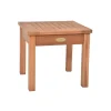 Beistelltisch 'Sonora' Eukalyptusholz 40 x 40 x 37 cm