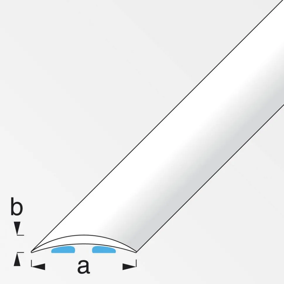 Übergangsprofil Aluminium champagner, Breite 40 mm