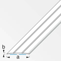 Übergangsprofil Aluminium eichefarben 1000 x 37 mm