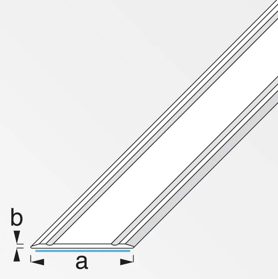 Übergangsprofil Aluminium silber 1000 x 30 mm