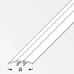 Übergangsprofil 'clipstech®' Aluminium silber 1000 x 33 mm