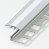 Übergangsprofil 'clipstech®-mini' Aluminium silber 1000 x 25 mm