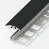 Übergangsprofil 'clipstech®-mini'Aluminium schwarz 1000 x 25 mm