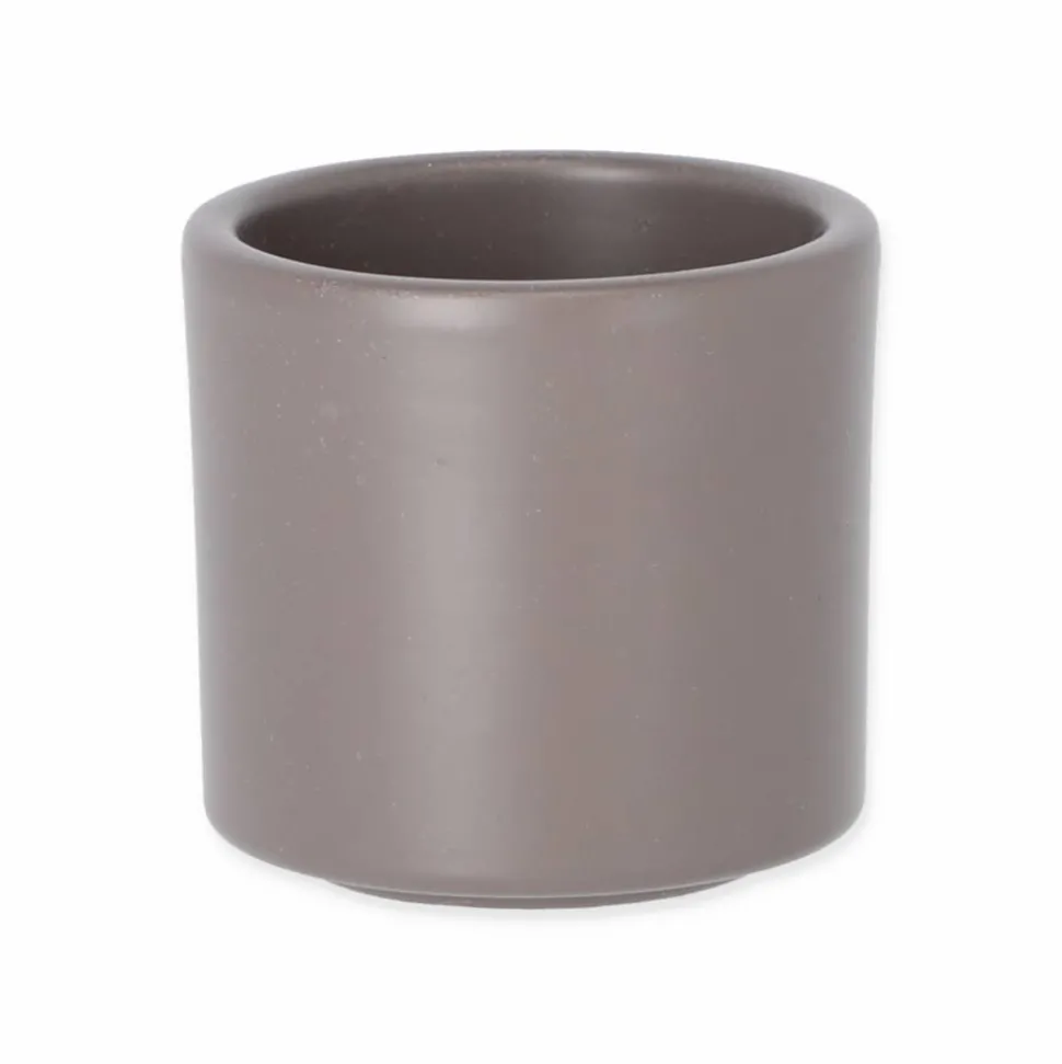 Übertopf 'Cari' taupe Ø 7 cm