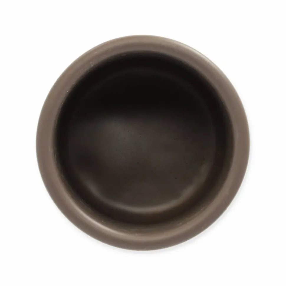 Übertopf 'Cari' taupe Ø 7 cm