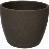 Übertopf 'Madrid' dunkelgrau Ø 17 cm
