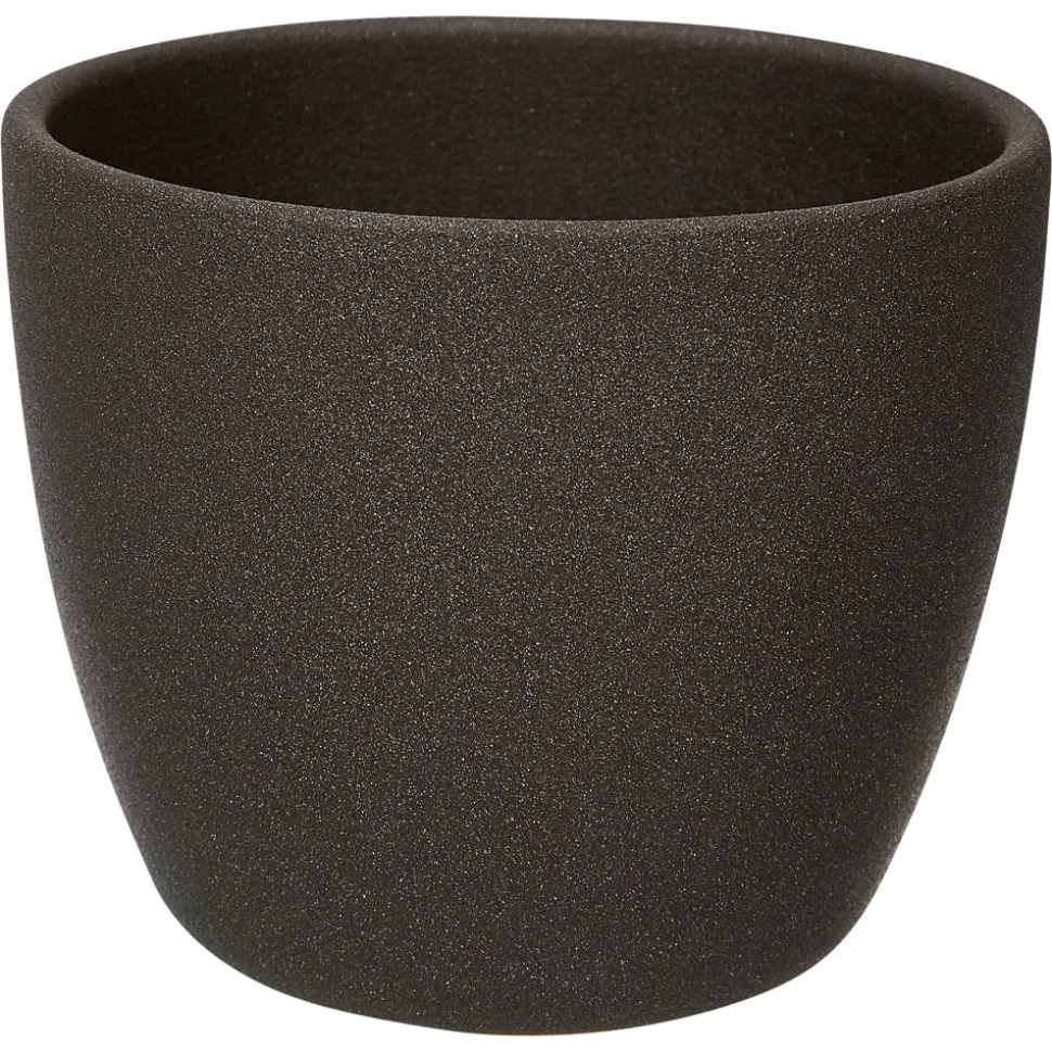 Übertopf 'Madrid' dunkelgrau Ø 17 cm
