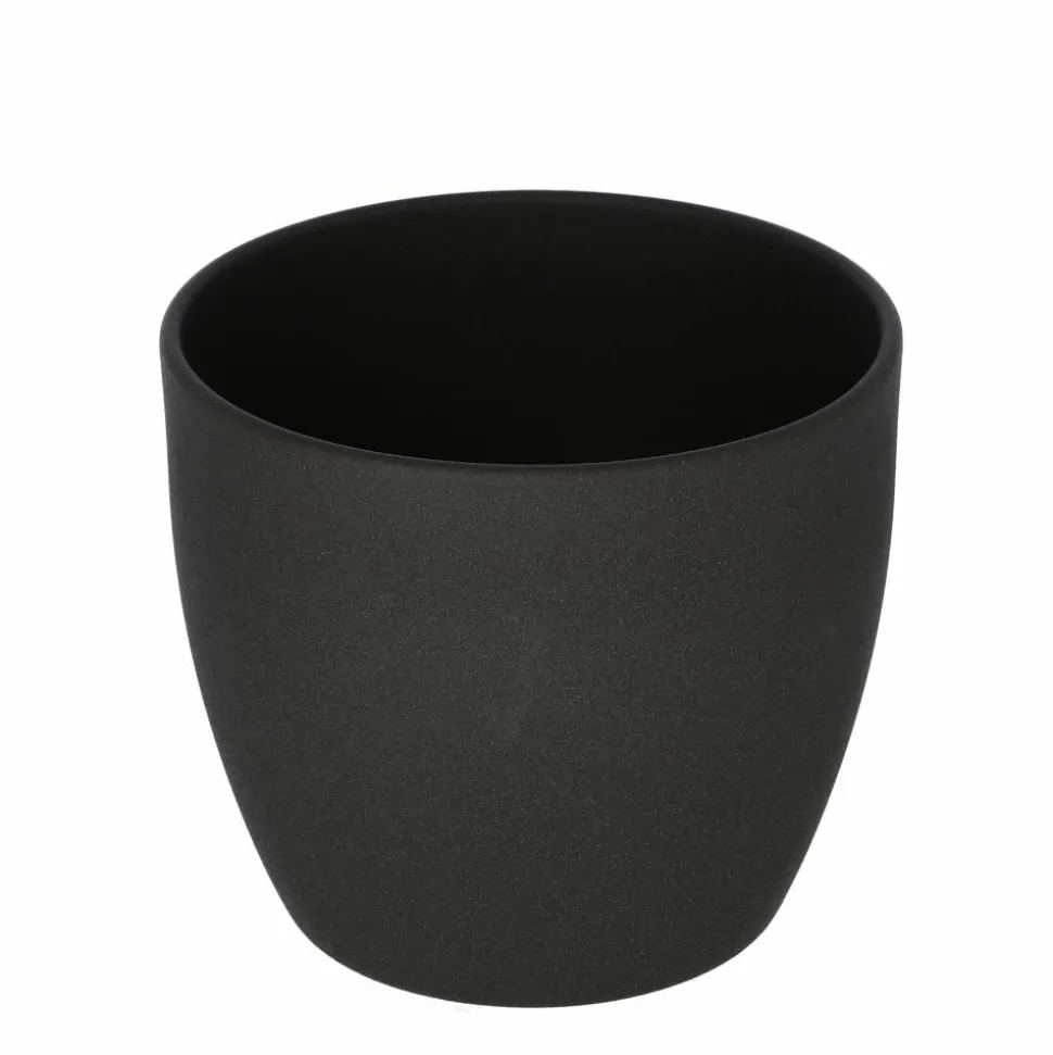 Übertopf 'Madrid' dunkelgrau Ø 17 cm