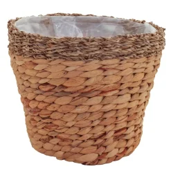 Übertopf Wasserhyazinthe/Seegras Ø 18 x 16 cm