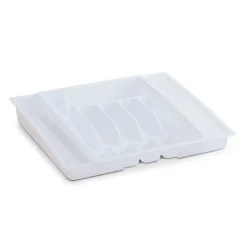 Besteckkasten weiß 47,5 x 6,5 x 38 cm