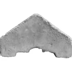 Betonanfangspfostenkappe 'Klassik Diamant' betongrau 14 x 5 x 14 cm