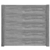 Betonzaunplatte 'Standard Prestige' 200 x 38,5 x 3,5 cm grau