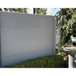 Betonzaunplatte 'Standard Linear' 200 x 38,5 x 3,5 cm grau